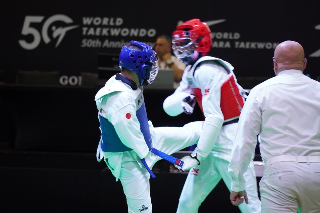 世界選手権試合中１